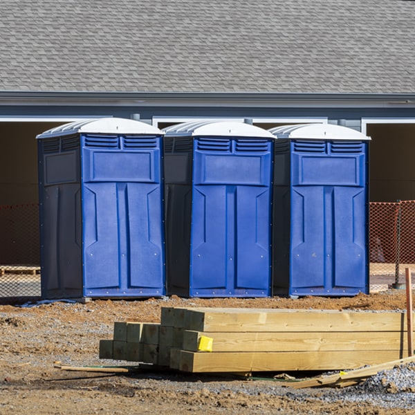 do you offer hand sanitizer dispensers inside the portable toilets in Plainfield Indiana